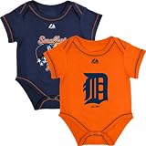 Detroit Tigers Infant Navy Double Play 2-Pack Creeper Set