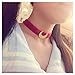 3GARDEN Cosplay Choker Red Velvet with Moon Necklace