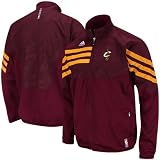 NBA adidas Cleveland Cavaliers Maroon On-Court East Full Zip Jacket (X-Large)