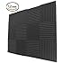 12 Pack- Acoustic Panels Studio Foam Wedges 1" X 12" X 12"