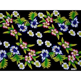 HAWAIIAN SARONG BLACK
