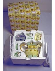 Single Detail Page Misc: Precious Moments - Noahs Ark Mini Tea Set - Enesco  1996