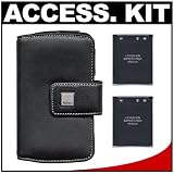 Nikon Coolpix 9413 Leather Carrying Case + EN EL10 Batteries Kit for S60, S200, S210, S220, S230, S500, S510, S520, S570, S600 & S700 Digital Cameras Nikon Coolpix 9413 Leather Carrying Case + EN-EL10 Batteries Kit for S60, S200, S210, S220, S230, S500, S510, S520, S570, S600 & S700 Digital Cameras