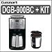 Cuisinart (DGB-900BC) 12 Cup Grind & Brew Coffeemaker (Brushed Chrome) w/ (ED150) Bean Vac Coffee Canister