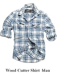 Surplus Raw Vintage Hemd Wood Cutter Shirt - blau - - 