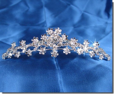 bridal headpieces With Crystal Flowers 71644