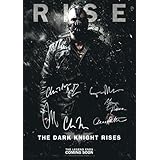 The Dark Knight Rises Poster Signed PP by 6 Batman Christian Bale, Morgan Freeman, Christopher Nolan, Gary Oldman, Tom Hardy, Anne Hathaway Bane A4 Size 21cm x 29.7cm