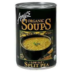 Amy's Organic Split Pea Soup, Low Fat, 14.1-Ounce Cans (Pack of 12)