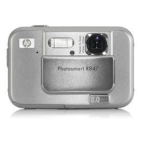HP Photosmart R847 8MP Digital Camera with 3x Optical Zoom