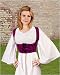 Pirate Wench Peasant Renaissance Medieval Costume Corset Bodice (X - Large, Fuschia)