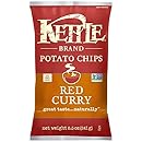 Kettle Brand Potato Chips, Red Curry, 8.5 Ounce (Pack of 12)
