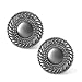 All Sterling Silver Twist Rope Clip Earrings
