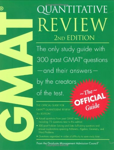 The Official Guide for GMAT Quantitative Review - 2nd Edition The Official Guide for GMAT Quantitative Review - 2nd Edition