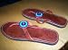 TOE POST HAND BEADED DESIGN SANDALS - FROM AFRICA - SIZE 7