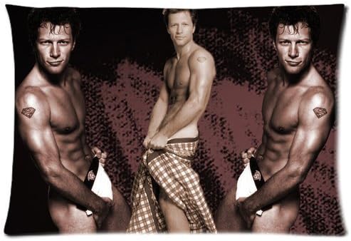 Jon Bon Jovi Pillowcase Custom Rectangle Pillow Cases 20x30 (one side)