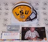 Billy Cannon Hand Signed LSU Tigers Mini Helmet - Autographed College Mini Helmets