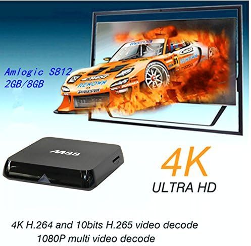 HaisiHD 4k andriod tv box m8s Amlogic S812 2Gb/8Gb Android 4.4 kitkat KODI Preloaded 2.4G/5G WiFi Bluetooth