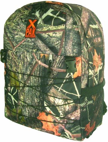 NEP Outdoors Trailmaster X-Pak Day Pack Backpack, Invision Camo, Size: 1360 Cubic Inch