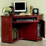 Oxford Corner Computer Desk 30hx50w Merlot