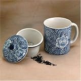 Ceramic Tea Mug with Strainer - Tea Infuser Cup