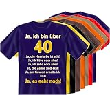 Produkt-Bild: T-Shirt Ja ich bin &uuml;ber 40