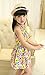 YJ.GWL Girls Casual Dress Vest Halter Dress Flower Printed Dress with Flower Pin