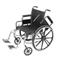 High Performance Lightweight Wheelchair Metal swingaway foot rests with non-skid rubber top