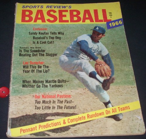 Sports Review's BASEBLL 1966 (Sandy Koufax cover)