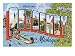 Greetings from Petoskey, Michigan Giclee Poster Print, 32x24