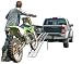 89" Single Arched Folding Dirt Bike Ramp for Pickups & Trailers