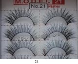 Model 21 False Eyelashes 10 Pairs (choose from set of 20, 21, 22, 24, 25, 26)
