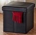 Collapsible Storage Ottoman With Cushioned Top by Winston Brands