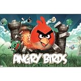 (22x34) Angry Birds Video Game Poster Print