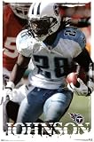 Tennessee Titans (Chris Johnson) Sports Poster Print - 22" X 34"