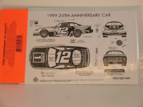 Slixx Decals "Mobil Markings For The Revell/Monogram '98 - '99 Ford Taurus"