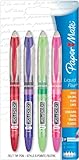 Paper Mate Liquid Flair Extra Fine Point Felt Porous Pens, 4 Colored Pens (34503PP)