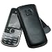 Suncase Ledertasche (Lasche mit R�ckzugfunktion) f�r Nokia 2700 Classic schwarz