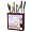 Londons Times Famous People Places Books Cartoons - BARBIE IN THERAPY - Tile Pen Holders-5 inch tile pen holder