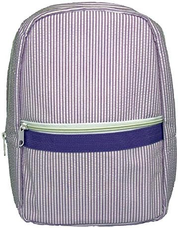 Children's Backpack Seersucker (Large Lavender)