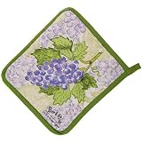 Bar a Vins, Wine Bar French Grapes PotHolder Pair