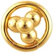 Four-grains Nose Stud - 18 K Gold
