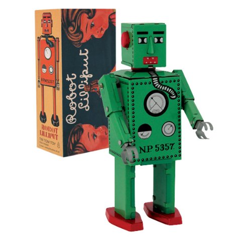 Small Lilliput Robot Tin Toy by Schylling Toys