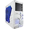 Apevia X-Sniper 2 mid tower with large side window, front USB3.0/audio ports - White