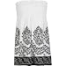 Apparel : FULL TILT Knit Girls Tube Top - White/Black