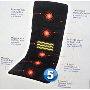 Massage Full Body Massage Mat with Soothing Heat Dual Speed