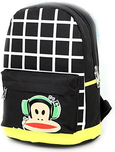 Colorful Paul Frank Cartoon Double Shoulders Backpack Nice for Pupil Students