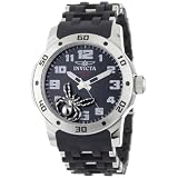 Invicta Mens 1120 Sea Spider Black Dial Black 