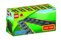 LEGO DUPLO Lego Ville Straight Rails