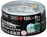 TDK 録画用DVD-R デジタル放送録画対応(CPRM) 5色カラープリンタブル(ワイド) 1-8倍速 日本製 スピンドル30枚パック DR120DPWMB30PS