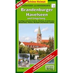 Brandenburger Havelseen und Umgebung 1 : 35 000. Radwander- und Wanderkarte: Ausfl�ge zwischen Fohrde, Roskow, Gro�-Kreutz, Wusterwitz, Viesen, Reckahn und Kloster Lehnin